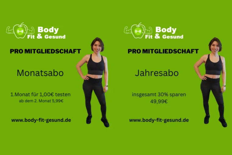 Bild: Body Fit & Gesund Fitness APP  beliebt durch Vielfalt und Insider Angebote