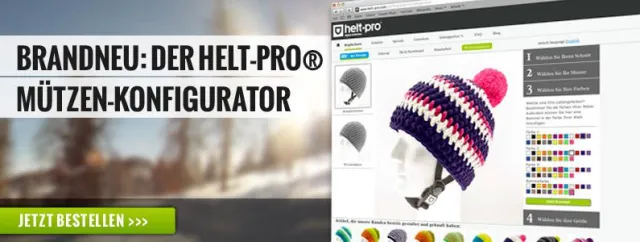 Bild: Wie hätten Sie es denn gern? helt-pro® launcht Mützenkonfigurator für Ski-Kopfschutz im eigenen Design