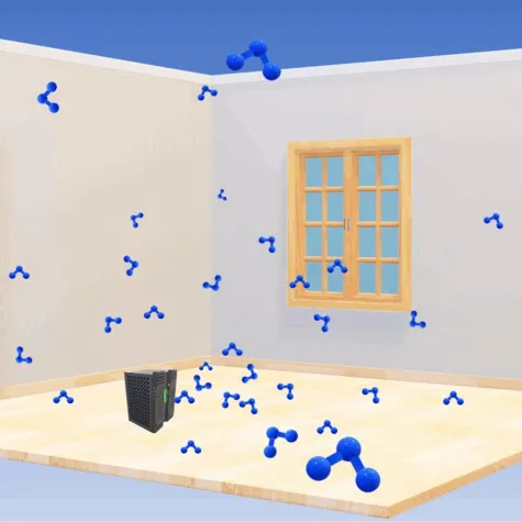 Bild: Desinfektion mit Ozon