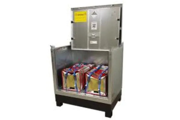 Bild: GelKoh GmbH präsentiert Brandschutzkonzepte für Transport u. Lagerung von Batterien am 09.07. in Hannover