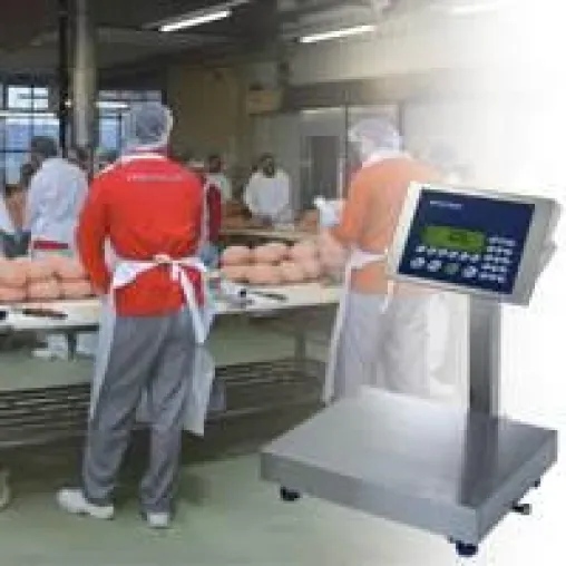 Bild: Robuste Tisch- und Bodenwaagen für 12 Tonnen Dönerfleisch
