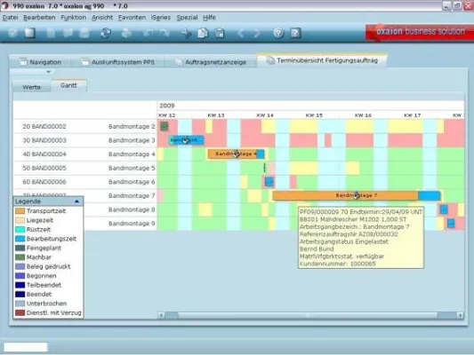 Bild: Version 7.0 der oxaion business solution wartet mit neuer Oberfläche auf