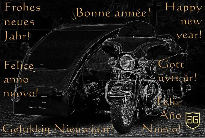 Bild: JG-Motorradbestattungen wünscht allen Menschen ein gesundes und erfolgreiches Jahr 2013