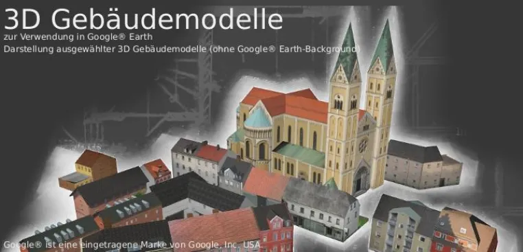 Unternehmens- und Tourismusmarketing in 3D? 3D Gebäudemodelle für Google Earth Bild: Unternehmens- und Tourismusmarketing in 3D? 3D Gebäudemodelle für Google Earth