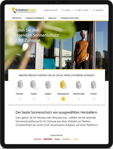 Bild: Dem Sonnenschutz eine Heimat geben