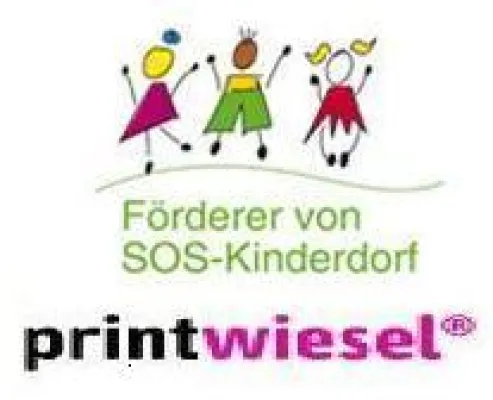 Bild: Mit jeder Onlinebestellung unterstützt printwiesel ® SOS- Kinderdörfer