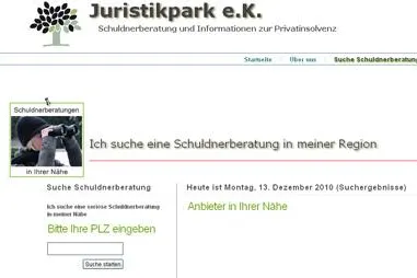 Bild: Suche Schuldnerberatung
