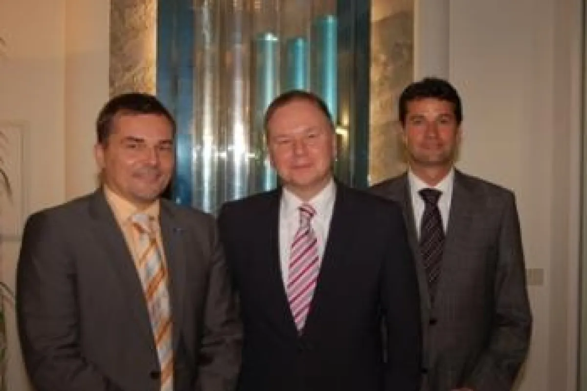 Der neue Stiftungsrat der Förderstiftung Leipziger Stadtbad v.l.n.r.: Thomas Fieberg, Dirk Thärichen, Jarno Wittig