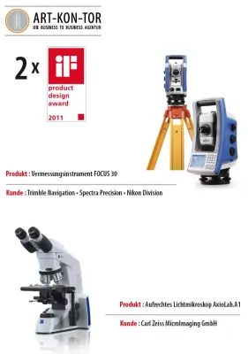 Bild: ART-KON-TOR – Zweifacher Gewinner des iF product design award 2011 auf der CeBit