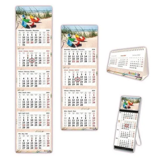 Bild: Blickfang im Büro: terminic Kalender sind Alltagshelfer und Werbeträger in einem