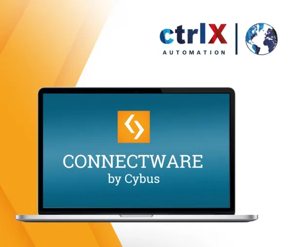 Bild: Mit der Cybus Connectware App für ctrlX AUTOMATION ist ab sofort fabrikweite Vernetzung möglich