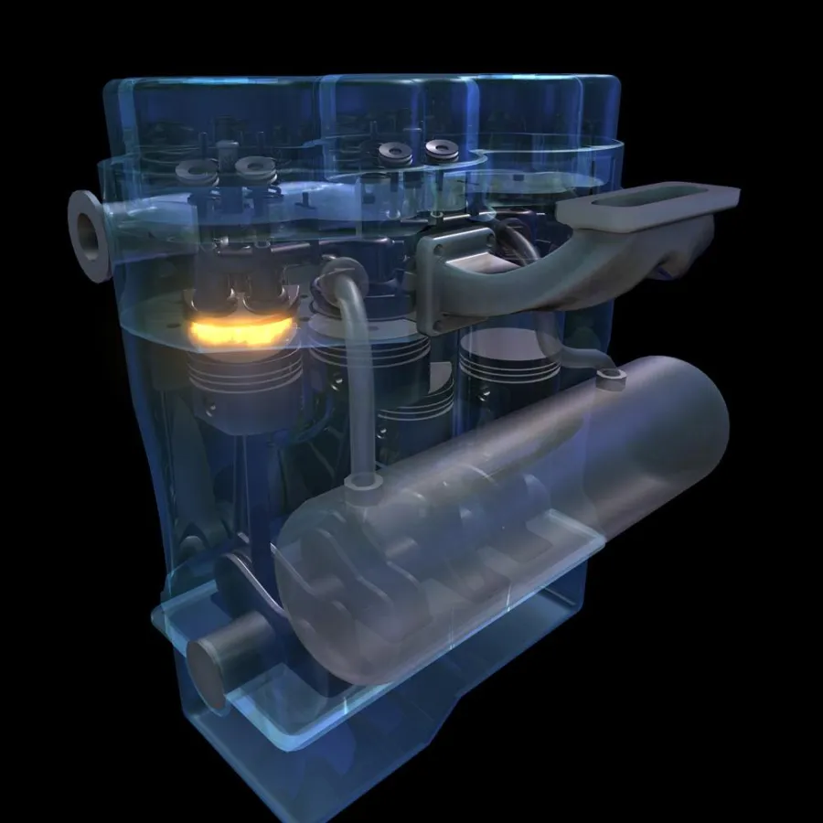 Die revolutionäre Scuderi Motorentechnologie stellt die bedeutendste Motorleistungsverbesserung seit Jahrzehnten dar und kann in jeden Verbrennungsmotor einschließlich Benzin-, Diesel-, Bio-Diesel- un