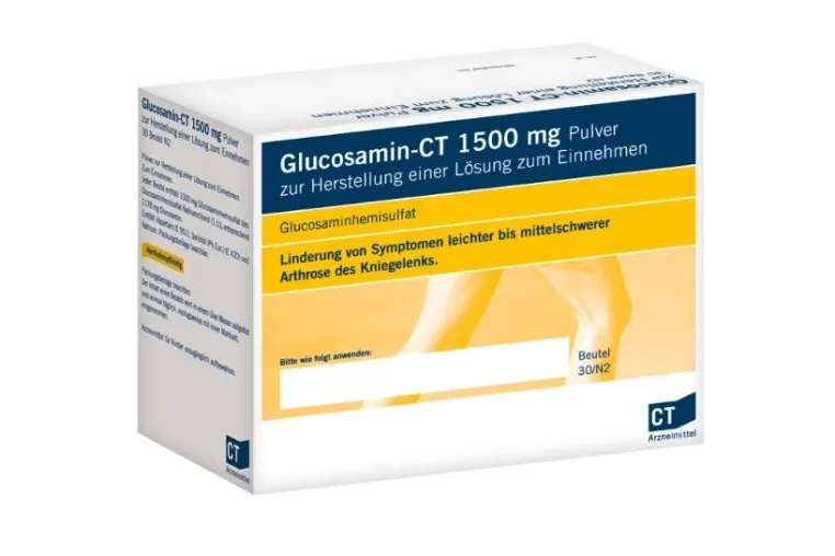 Bild: CT-Firstline-Ticker - Damit das Knie mobil bleibt - Glucosamin-CT 1500 mg Pulver neu von CT Arzneimittel