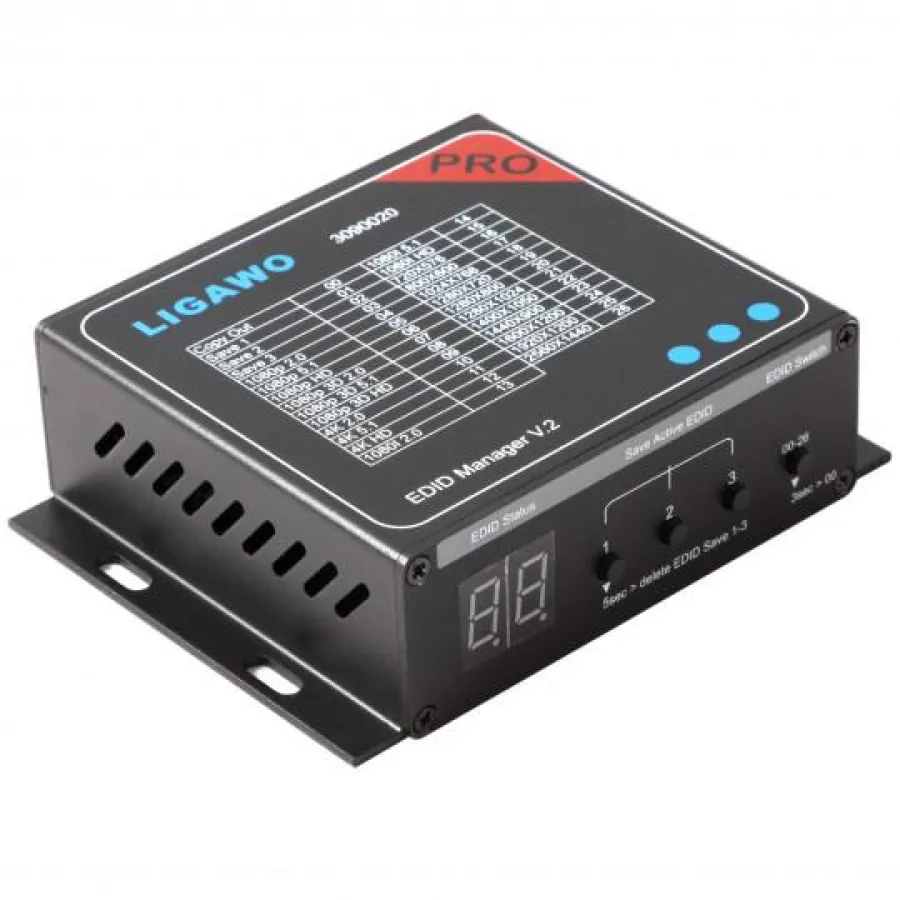 Ligawo ® 3090020 HDMI EDID Manager V2 + EDID Save Option