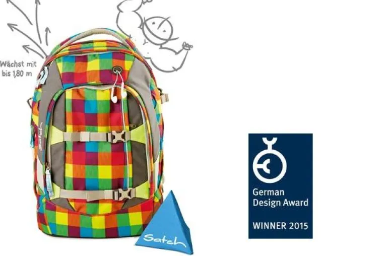 Bild: Schulrucksack der Marke „satch“ wird mit German Design Award 2015 ausgezeichnet