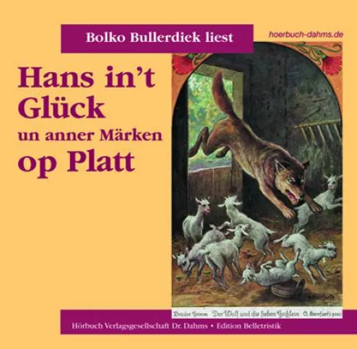 Hörbuch Neuerscheinung: Hans In't Glück un anner Märken op Platt Bild: Hörbuch Neuerscheinung: Hans In't Glück un anner Märken op Platt