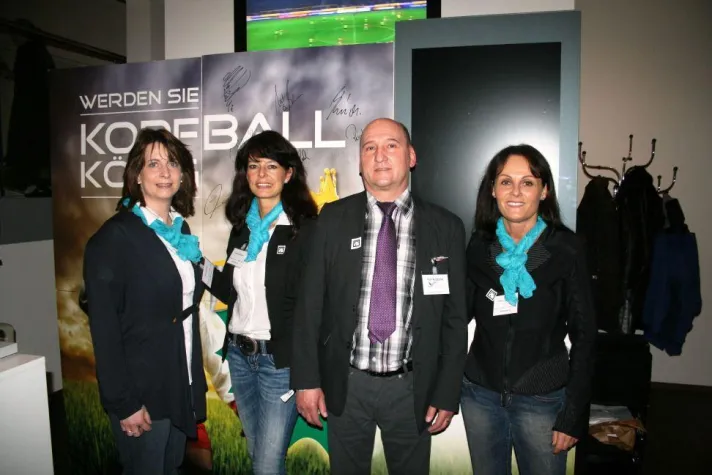 Bild: Erfolgreiche Promotion mit Köpfchen: Unternehmensgruppe KilianDruck präsentiert activeLABEL beim 1. FCK