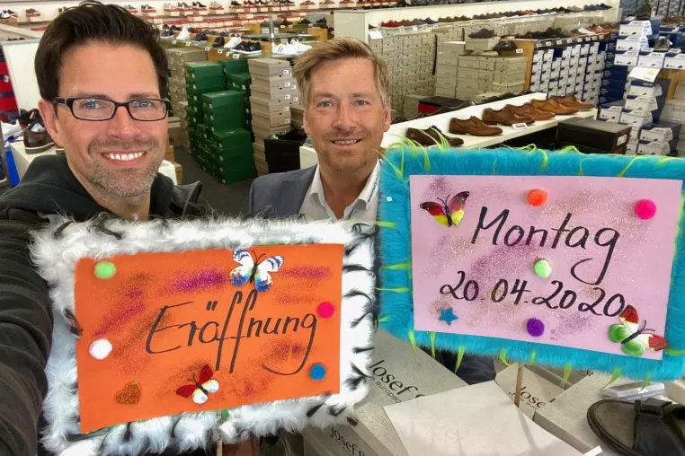 Bild: Wiedereröffnung nach Corona: schuhplus öffnet Ladentüren in Dörverden