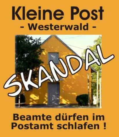 Bild: Skandal: Beamte dürfen im Postamt schlafen