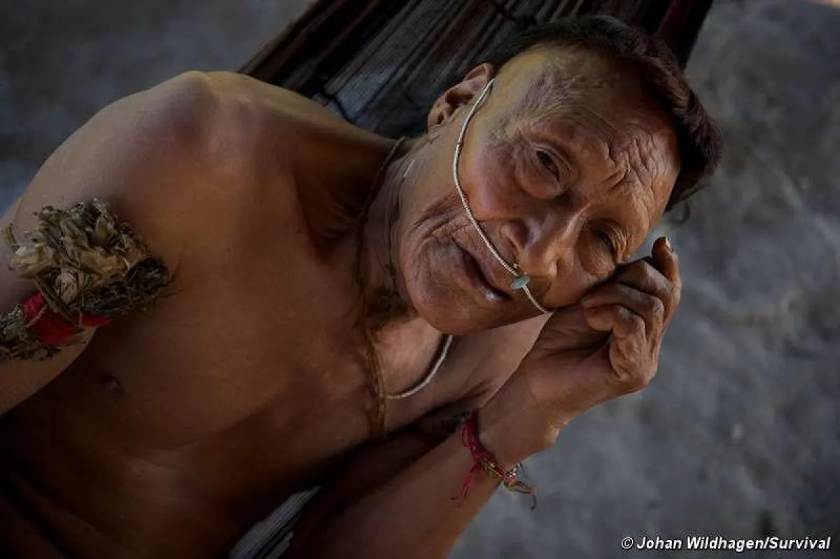 Raya, ein kontaktierter Nahua © Johan Wildhagen/Survival