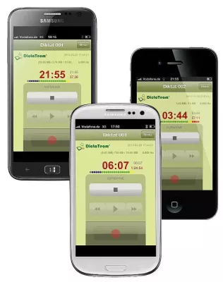 Bild: Medizinische Dokumentation - dictate on demand mobile goes Android