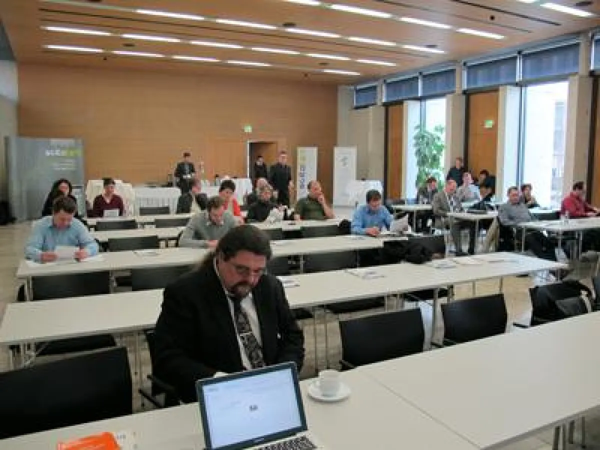 Zahlreiche Besucher haben sich zur Abschlussveranstaltung in der IHK zu Erfurt eingefunden.