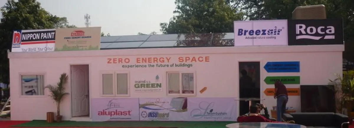 Zero Energy Space in Neu Delhi, Economic Times ACETECH Ausstellung