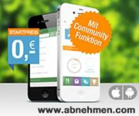 Bild: Die offizielle App von Abnehmen.com ist da
