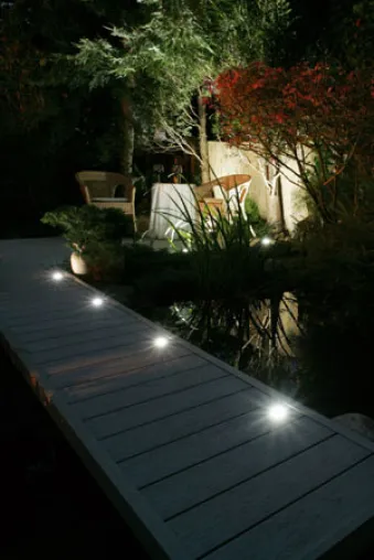Bild: Ins rechte Licht gerückt – Marklights verleihen dem Garten Flair