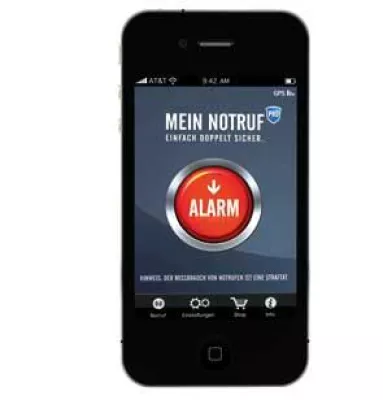 Bild: Mein Notruf – App-solut sicher - Namhaftes Sicherheitsunternehmen hat mit Mein Notruf eine neue App entwickelt