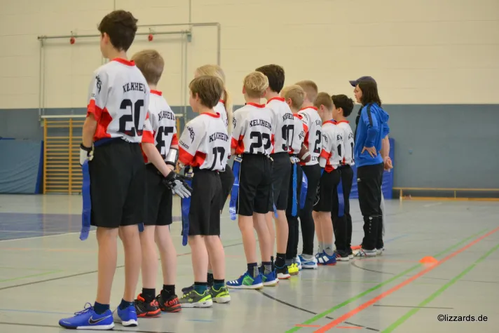 Flag Football-Jugend startet perfekt in die Hallensaison Bild: Flag Football-Jugend startet perfekt in die Hallensaison