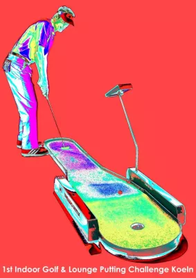 Bild: dublisGolf 01/10: - The 1st Indoor Golf & Lounge Putting Challenge Koeln - 31. Januar 2010