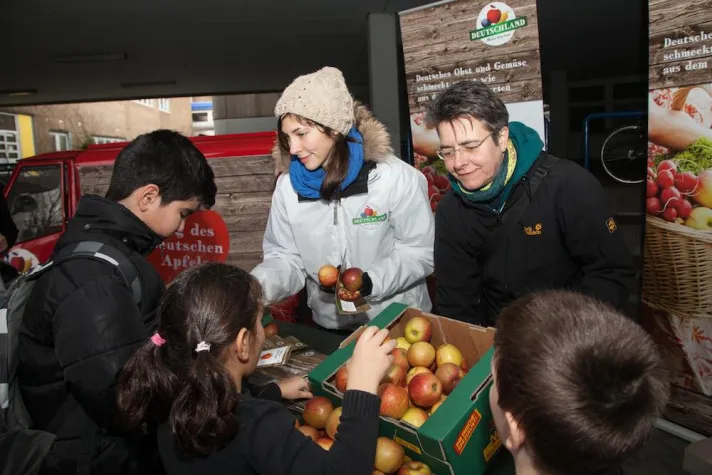 Bild: Pressemitteilung: Tag des Deutschen Apfels: Ein Engagement, das Schule macht