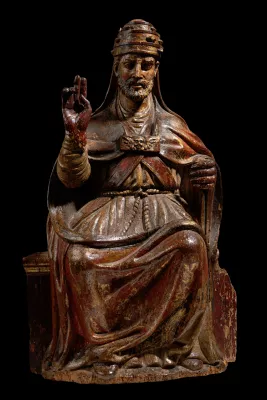 Bild: Möglicher Sensationsfund zum 550. Geburtstag: Verloren geglaubte Michelangelo-Skulptur von Papst Julius II.