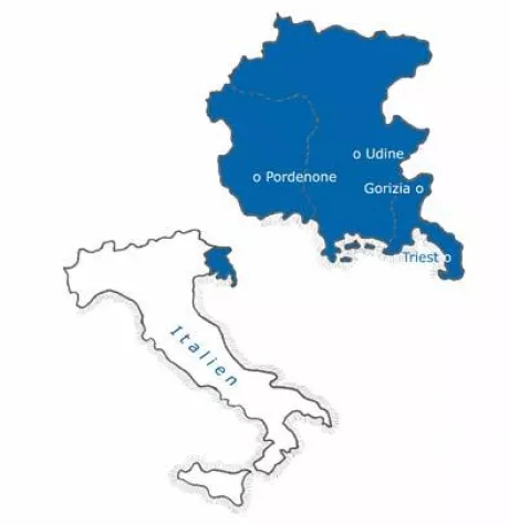 Bild: Online-Lokalführer für Friaul, Italien, im 55plus-magazin.net