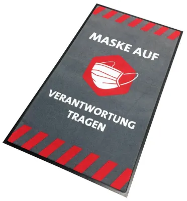 Hygienisch, richtungsweisend, sicher: Neue Hinweismatten von Emco Bild: Hygienisch, richtungsweisend, sicher: Neue Hinweismatten von Emco