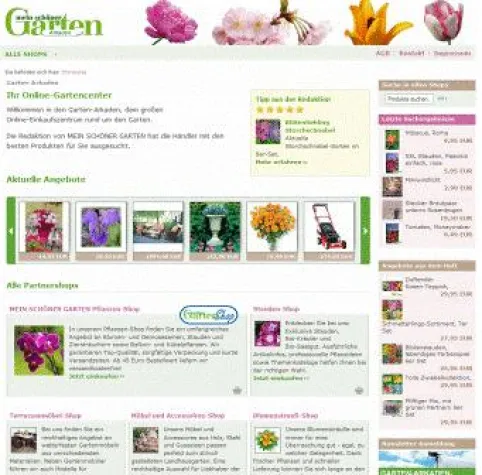 Bild: MEIN SCHÖNER GARTEN launcht Online-Einkaufszentrum