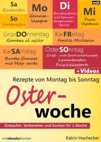 Bild: eBook-Neuerscheinung: Kochen für die Osterwoche, zeitsparende Gerichte für die letzten Tage der Fastenzeit