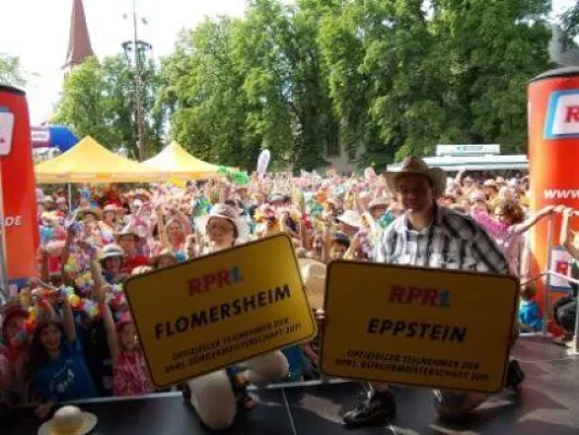 RPR1.Bürgermeisterschaft - 8 Nachbargemeinden aus Rheinland-Pfalz kämpfen erneut um die Ehre Bild: RPR1.Bürgermeisterschaft - 8 Nachbargemeinden aus Rheinland-Pfalz kämpfen erneut um die Ehre