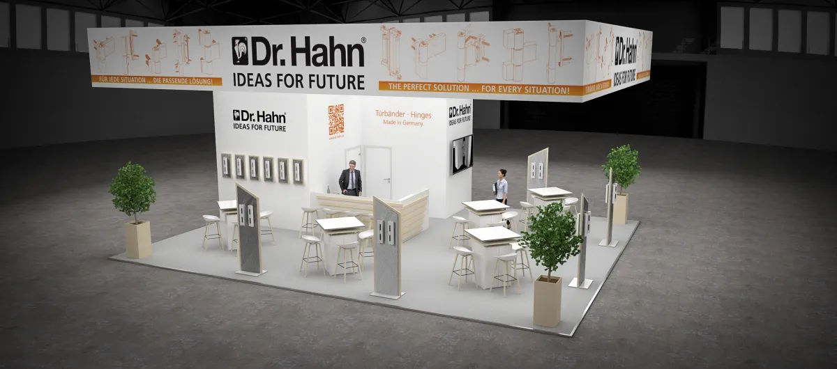 Messestand Dr. Hahn Bau 2023 (© Dr. Hahn GmbH & Co. KG)