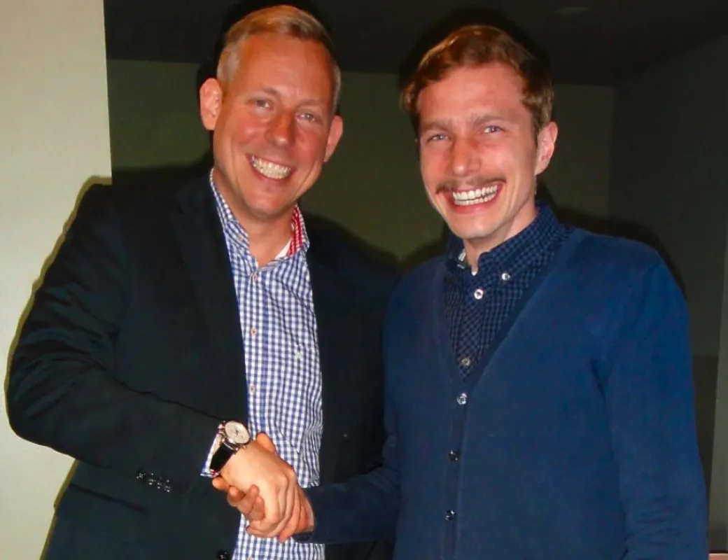 Georg Heeren, Geschaftsführer der mayato GmbH; Benjamin Brich, Gründer der HLO