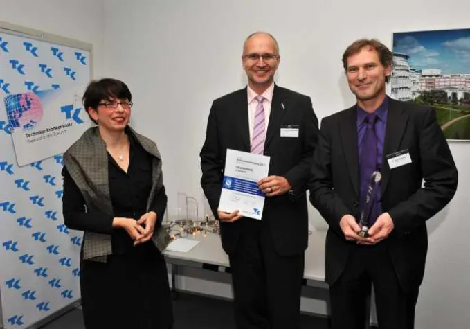 Bild: Oberlinklinik mit Klinikus-Preis der Techniker Krankenkasse ausgezeichnet