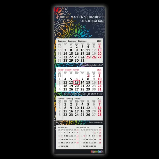 Bild: Produktneuheit: Gib mir HiFive! terminic bringt 5-Monatskalender Super 1 HiFive auf den Markt