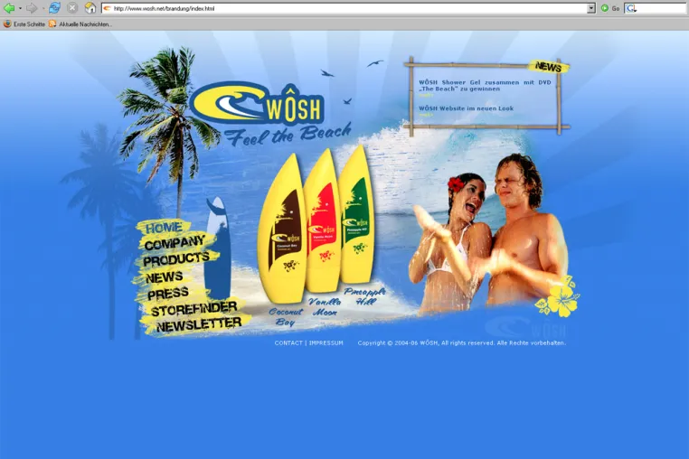 RELAUNCH DER WÔSH ONLINE-PRÄSENZ Bild: RELAUNCH DER WÔSH ONLINE-PRÄSENZ