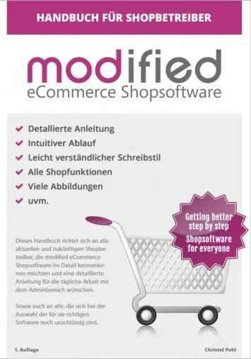 modified eCommerce Shopsoftware "Handbuch für Shopbetreiber" veröffentlicht Bild: modified eCommerce Shopsoftware "Handbuch für Shopbetreiber" veröffentlicht
