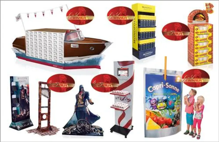 STI Group erhält acht Auszeichnungen bei den POPAI D-A-CH Awards Bild: STI Group erhält acht Auszeichnungen bei den POPAI D-A-CH Awards