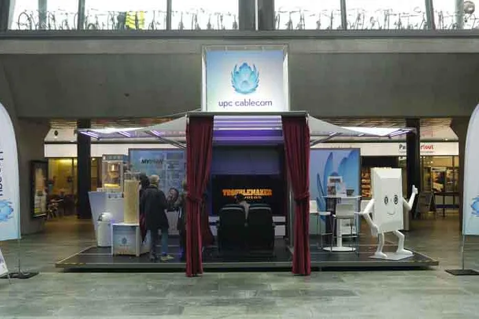 Bild: upc cablecom setzt modulbox für Roadshow in der Schweiz ein