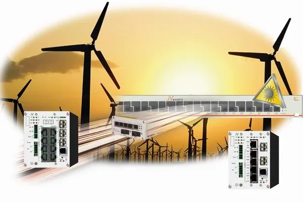Bild: Neuer Glasfaser-Switch von Nexans speziell für Windkraftanlagen ausgelegt