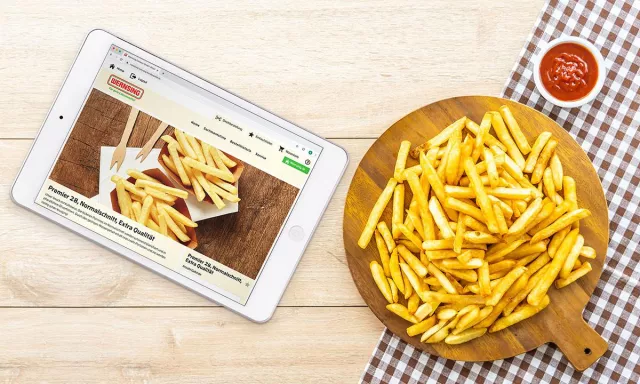 Bild: „Pommes im Online-Shop“ – reibungslose Bestellabläufe mit dem neuen Wernsing Kundenportal