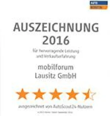mobilforum Lausitz GmbH ist eines der besten Autohäuser Deutschlands Bild: mobilforum Lausitz GmbH ist eines der besten Autohäuser Deutschlands